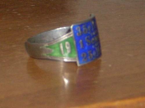 Help W/Meaning of WW1 german ring...