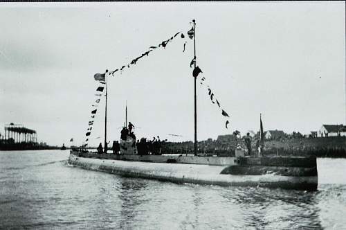 Cargo Submarine U-Deutschland Artifacts and Model