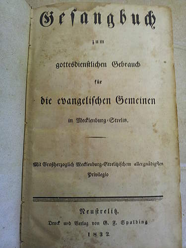 1832 German Hymnal
