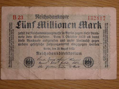 Imperial German bank notes?