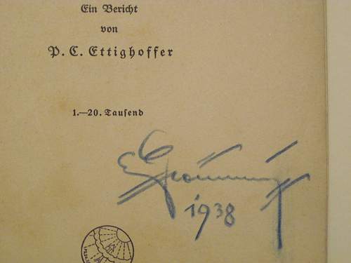 Signed German book