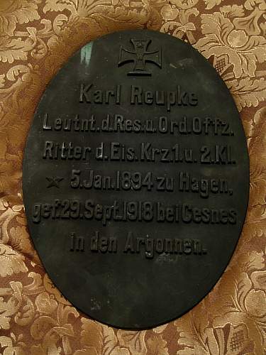 Imperial German Grave Marker
