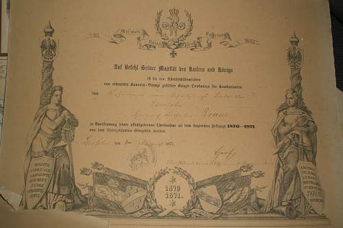 Imperial paperwork 1866 &amp; 1870s