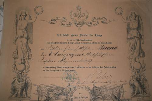 Imperial paperwork 1866 &amp; 1870s