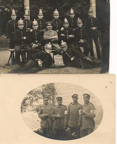 WW1 German Military Pass plus photos