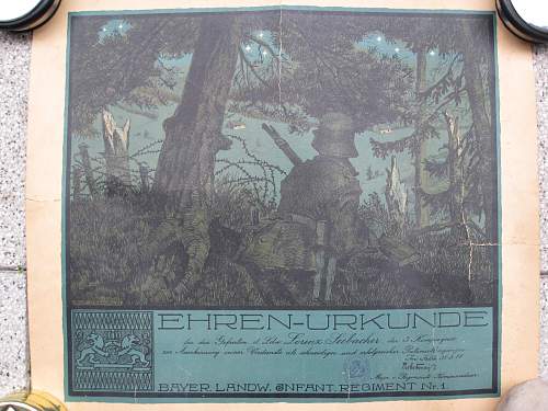 Ehren-Urkunde (Honorary Certificate)