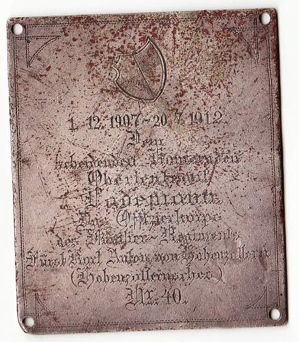 Unknown Plaque - Please Help