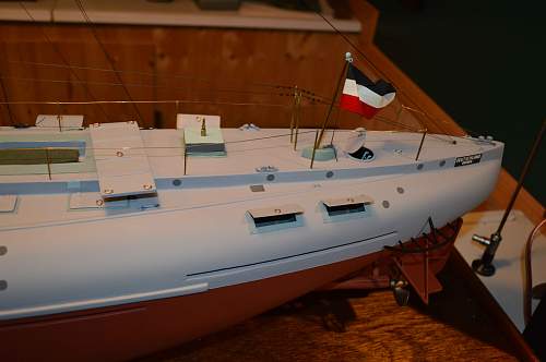 Cargo Submarine U-Deutschland Artifacts and Model