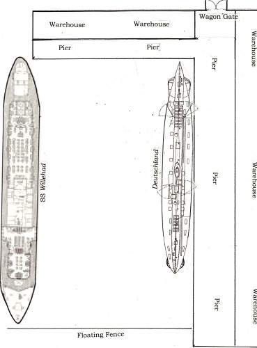 Cargo Submarine U-Deutschland Artifacts and Model