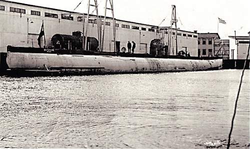 Cargo Submarine U-Deutschland Artifacts and Model