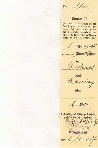 wwi german military document need  translated