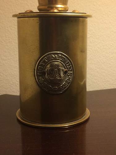 Trench Art Tobacco Jar