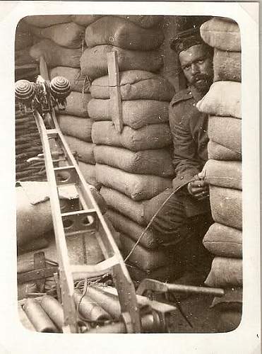 Bizarre German Grenade-Throwing-Contraption, Somme