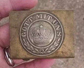 pre 1914 Prussian buckle