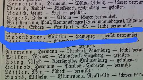 German Casualty List