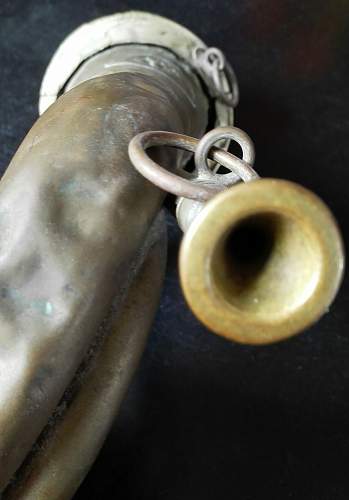 WW1 German bugle 1915 dated