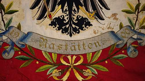 Stunning Prussian Veterans Flag 1900