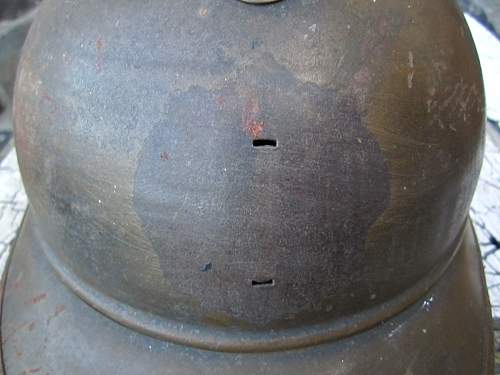 Imperial Russian M 15 Adrian helmet - Original find. Helps needed !