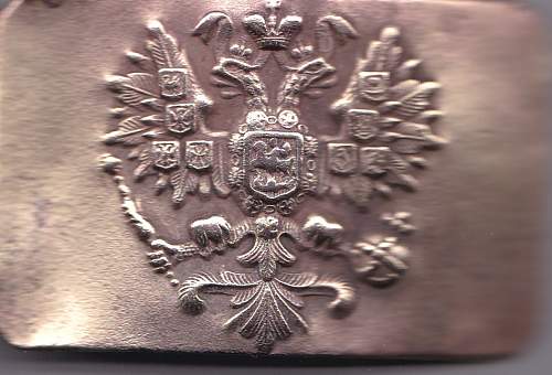 Two Russian Empire Buckles