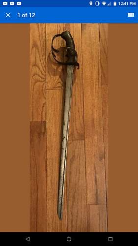 Imperial Russian sword Identification