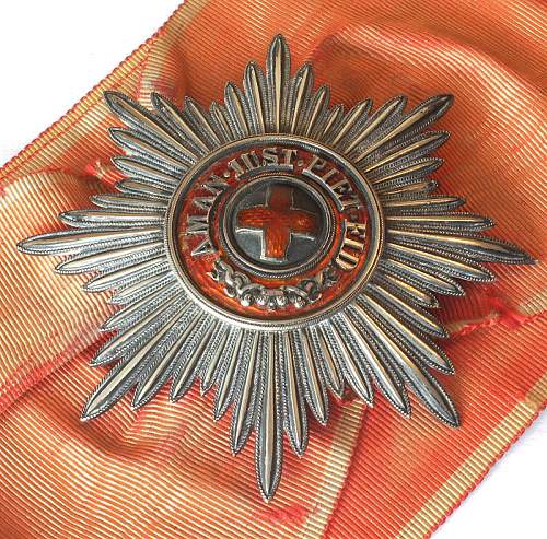 Order of Saint Anne, I Class Grand Cross Star.