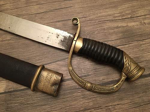 Russian 1916 Artillery Officer's Short Sword- real?