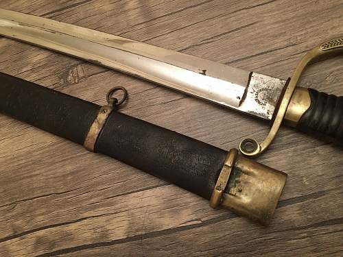 Russian 1916 Artillery Officer's Short Sword- real?