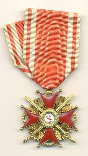 Imperial Russian Order of St Stanislaus