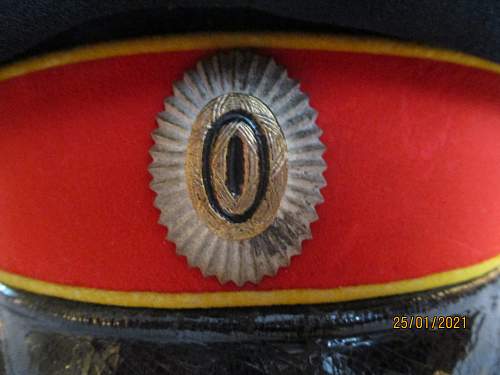 Officer's visor cap 9th Kievski Hussars
