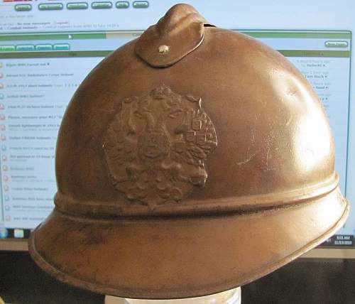 Imperial Russian Adrian helmet