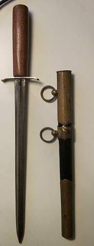 Russian dagger from the fortress of Sveaborg in Helsinki