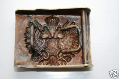 Imperial Russian belt buckle - original ?