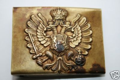 Imperial Russian belt buckle - original ?