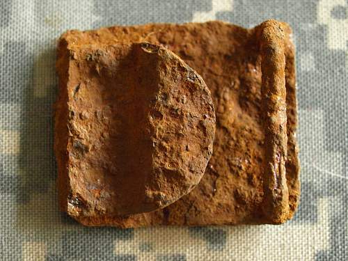 small iron buckle to ID