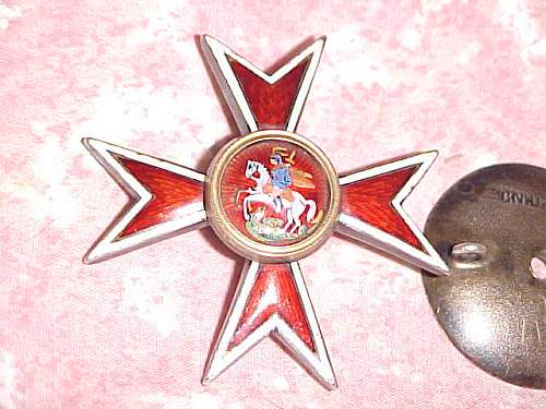 Please help identify this Russian? Order? Saint George?