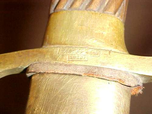 1911-1912 Russian Shashka Sword?