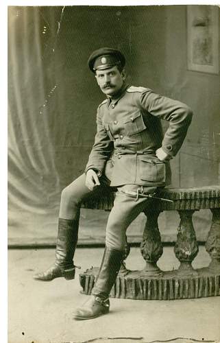 Polish Great-grandfather in White Army Uniform