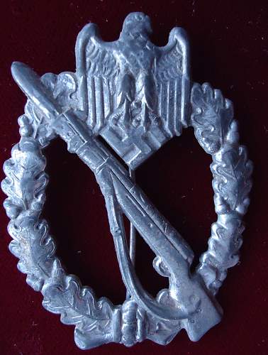 Silber Infanterie Sturmabzeichen Hohl