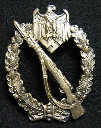 Infanterie Sturmabzeichen in Silver