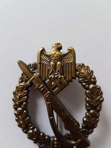 Infanterie Sturmabzeichen in Bronce