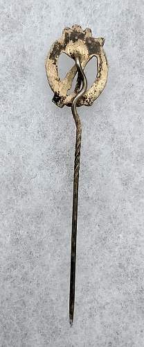 Infanterie Sturbabzeichen 16mm Stick Pin