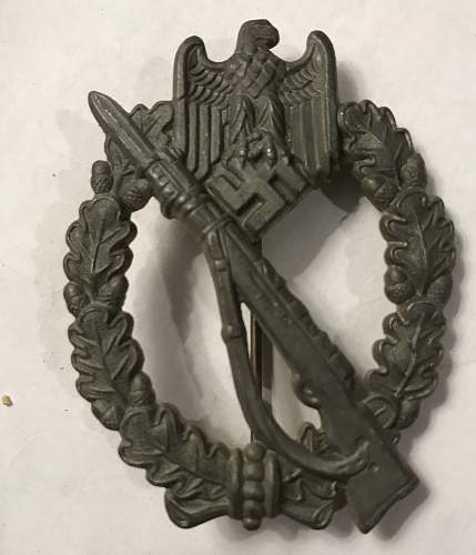 Infanterie Sturmabzeichen Bronze or Silver?