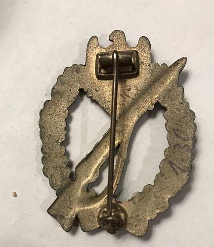 Infanterie Sturmabzeichen Bronze or Silver?