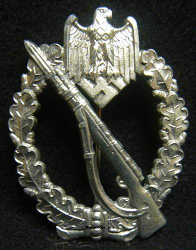 infanterie sturmabzeichen. which maker