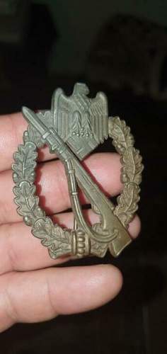 Is this a good one ? infanterie sturm abzeichen