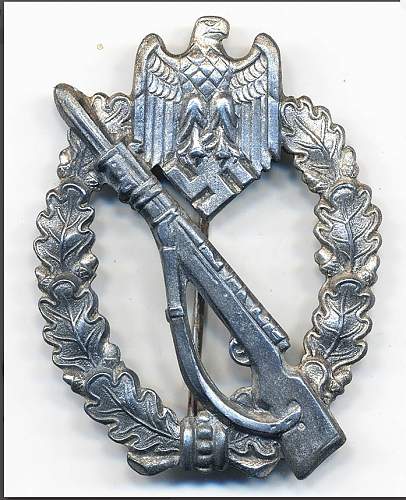 My first Infanterie Sturmabzeichen.