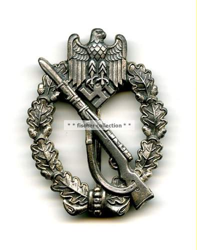 Please determine the manufacturer Infantrie Sturmabzeichen