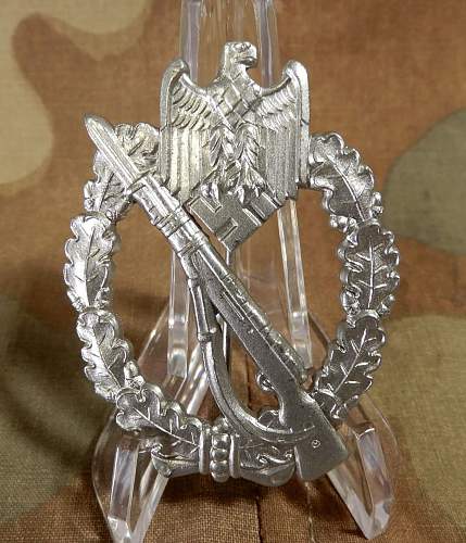 New arrival:  Infanterie Sturmabzeichen in Silber