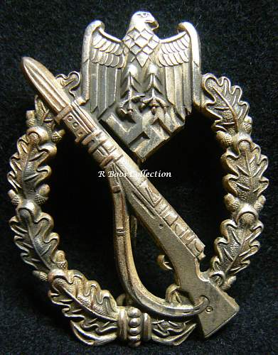 Assistance with Infanterie Sturmabzeichen Badge