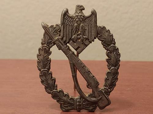 Infanterie sturmabzeichen silver &amp; bronze review.